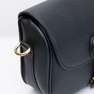 CHRISTIAN DIOR MEDIUM DIOR BOBBY BAG BLACK CALFSKIN GHW