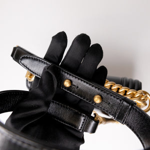 CHANEL 22C MINI BOY BAG CALFSKIN LEATHER GHW(MICROCHIP)
