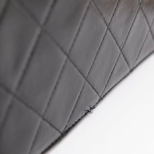 CHANEL VINTAGE FLAP BAG BLACK QUILTED LAMBSKIN GHW