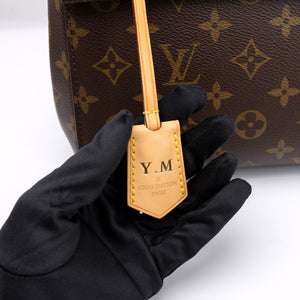 LOUIS VUITTON CLUNY MM BROWN MONOGRAM CANVAS GHW