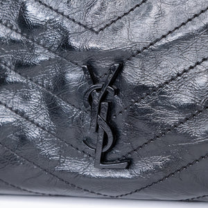SAINT LAURENT MEDIUM SHOPPING TOTE BLACK SHW