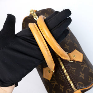 LOUIS VUITTON SPEEDY BANDOULIERE 25 MONOGRAM CANVAS / LEATHER GHW