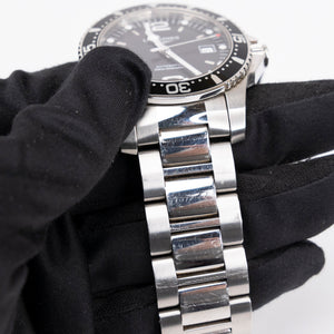 LONGINES HYDROCONQUEST AUTOMATIC WATCH , 41MM , STAINLESS STEEL AND CERAMIC BEZEL, L3.742.4