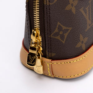 LOUIS VUITTON ALMA BB MONOGRAM CANVAS GHW (MICROCHIP)