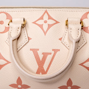LOUIS VUITTON SPEEDY BANDOULIERE 20 CREAM / PINK GHW