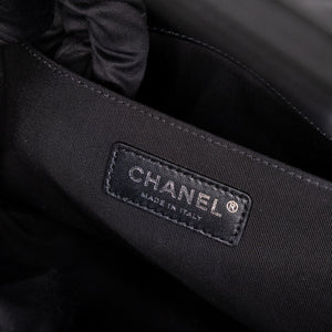 CHANEL LEBOY MEDIUM BLACK CAVIAR LEATHER GHW
