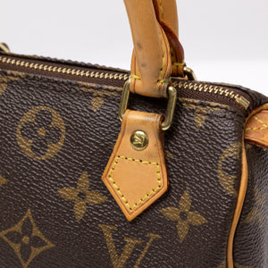 LOUIS VUITTON NANO SPEEDY MONOGRAM CANVAS GHW