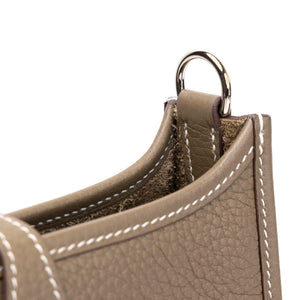 HERMES MINI EVELYNE CLEMENCE ETOUPE SHW STAMP Z