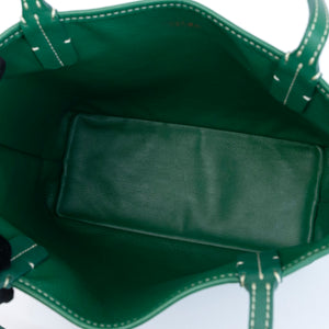 GOYARD MINI ANJOU TOTE BAG CANVAS / CALFSKIN GREEN SHW