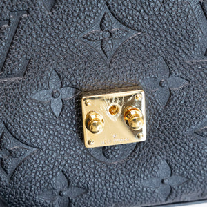 LOUIS VUITTON NANO MADELEINE MONOGRAM EMPREINTE LEATHER BLACK GHW (MICROCHIP)