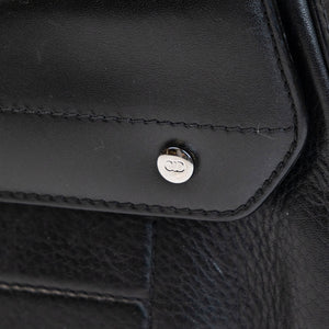CHRISTIAN DIOR VINTAGE PUNK SHOULDER BAG BLACK SHW