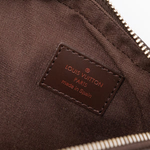 LOUIS VUITTON GERONIMOS BUM BAG BROWN DAMIER EBENE GHW