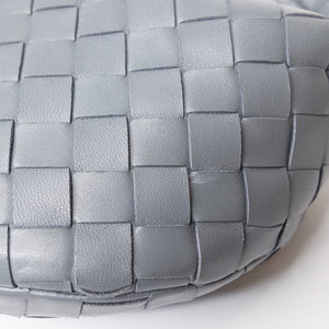 BOTTEGA VENETA MINI JODIE GREY CALF SKIN GHW