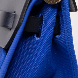 HERMES HERBAG ZIP 31 BLUE ELECTRIQUE / BLACK SHW STAMP Z