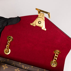 LOUIS VUITTON PASSY MONOGRAM CANVAS BLACK/GOLD HARDWARE (MICROCHIP)
