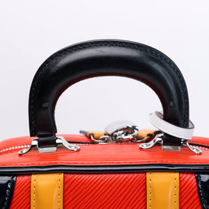 LOUIS VUITTON VALISETTE BB RED / MULTICOLOURED EPI LEATHER SHW