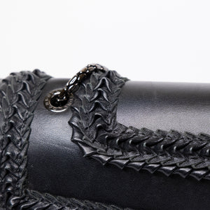 BVLGARI SERPENTI FOREVER SHOULDER BAG BLACK CALFSKIN