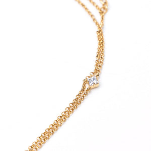 LOUIS VUITTON LADY LV NECKLACE M01845
