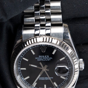 ROLEX DATEJUST 36MM BLACK REF.116234