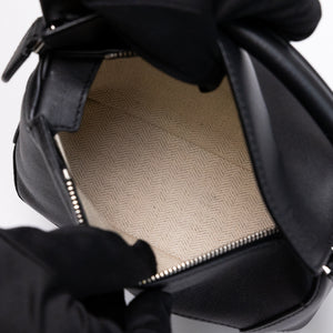 LOEWE MINI PUZZLE BLACK CALFSKIN LEATHER SHW