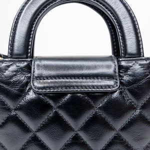 CHANEL 24P MINI NANO KELLY SHOPPER CALFSKIN GHW (MICROCHIP)