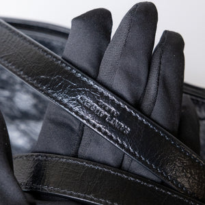 SAINT LAURENT MEDIUM SHOPPING TOTE BLACK SHW