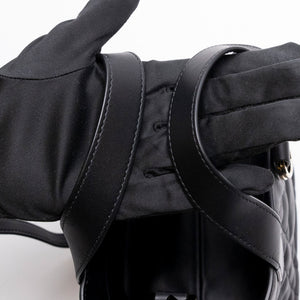 CHRISTIAN DIOR TOUJOURS VERTICAL NANO TOTE BAG BLACK CALFSKIN LGHW