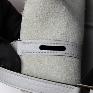 HERMES PICOTIN 18 LOCK BAG CLEMENCE BLUE PALE STAMP W