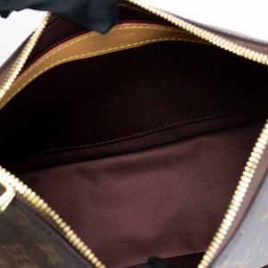 LOUIS VUITTON BOULOGNE PM MONOGRAM CANVAS/ LEATHER NATURAL GHW (MICROCHIP)