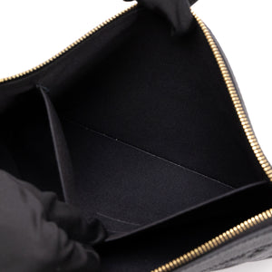 LOUIS VUITTON DAILY POUCH MONOGRAM EMPREINTE LEATHER BLACK GHW