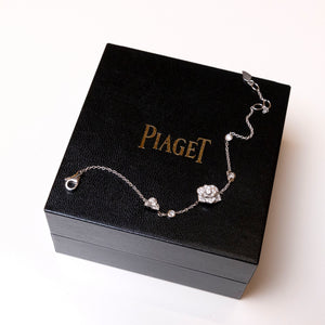 PIAGET 18K WHITE GOLD DIAMOND ROSE BRACELET