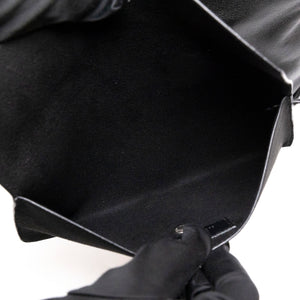 SAINT LAURENT TEDDY BUCKET BAG BLACK LAMBSKIN SHW