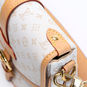 LOUIS VUITTON SAUMUR BB OTHER MONOGRAM CANVAS MASTIC CREAM GHW (MICROCHIP)