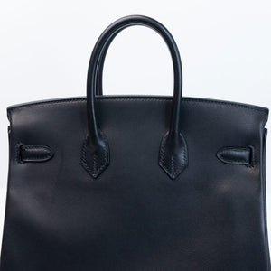 HERMES BIRKIN 25 VOLUPTO BLACK GHW STAMP G