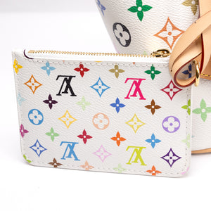 LOUIS VUITTON MURAKAMI ALL IN BB MULTICOLOURED MONOGRAM CANVAS WITH  LEATHER GHW