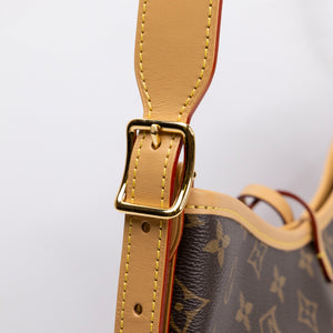 LOUIS VUITTON CARRYALL PM BROWN MONOGRAM CANVAS GHW (MICROCHIP)