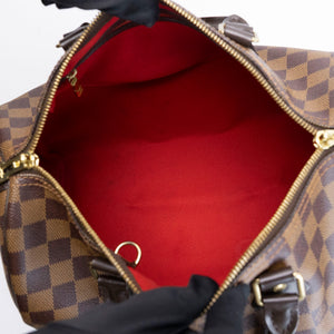 LOUIS VUITTON SPEEDY 30 DAMIER EBENE GHW