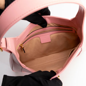 GUCCI JACKIE 1961 PINK LEATHER GHW