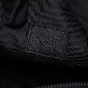 LOUIS VUITTON GETAWAY MESSENGER  BLACK MONOGRAM SHADOW LEATHER BLACK HARDWARE