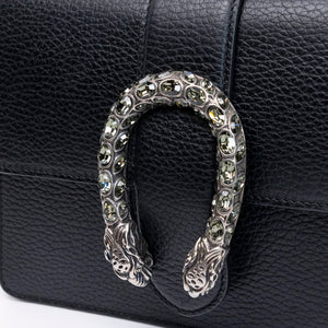 GUCCI BAMBOO 1947 DIONYSUS TOP HANDLE BAG BLACK SHW