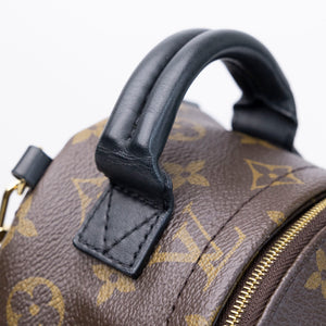 LOUIS VUITTON PALM SPRINGS MINI MONOGRAM CANVAS GHW (MICROCHIP)