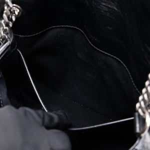 SAINT LAURENT YSL NIKKI BABY BAG BLACK CALFSKIN LEATHER SHW