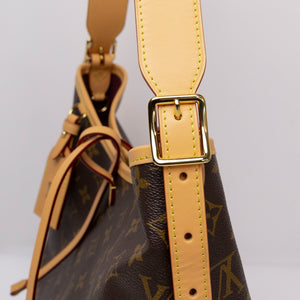 LOUIS VUITTON CARRYALL PM BROWN MONOGRAM CANVAS GHW (MICROCHIP)