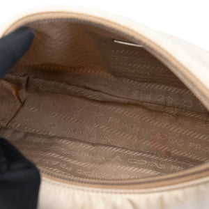 PRADA RE-EDITION 2000 SHOULDER BAG BEIGE NYLON SHW