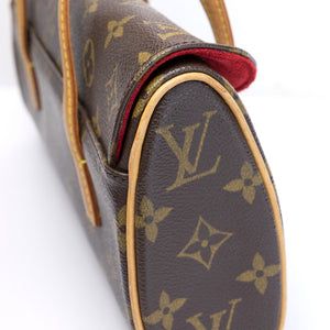 LOUIS VUITTON VINTAGE SONATIN BAG MONOGRAM CANVAS GHW