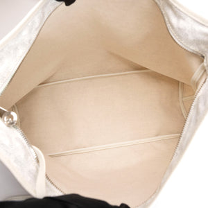 GOYARD BOHEME HOBO BAG WHITE GOYARDINE CANVAS / CALFSKIN SHW