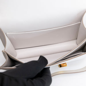 HERMES MINI CONSTANCE M4 GRIS PALE EPSOM GHW STAMP B