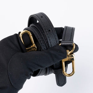 LOUIS VUITTON NANO SPEEDY BLACK MONOGRAM EMPREINTE GHW (MICROCHIP)