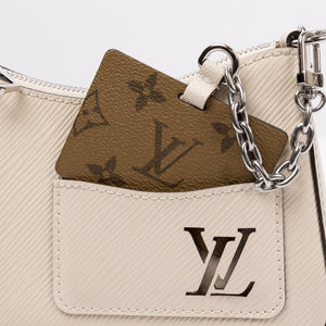 LOUIS VUITTON MARELLINI QUARTZ WHITE EPI LEATHER SHW