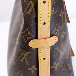 LOUIS VUITTON CARRYALL PM MONOGRAM CANVAS GHW (MICROCHIP)